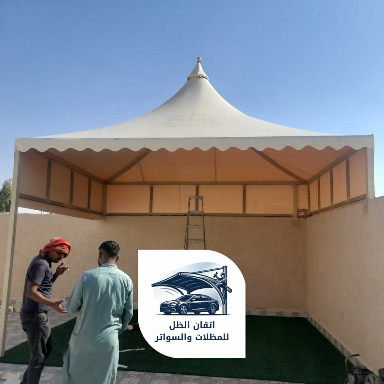 اتقان الظل للمظلات 0508898002 مظلات هرمية09